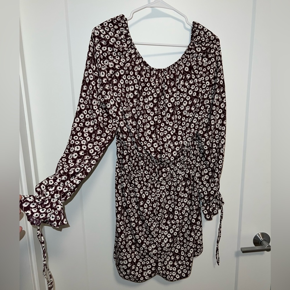 NWT - Topshop Floral Print Prairie Romper - Picture 6 of 9